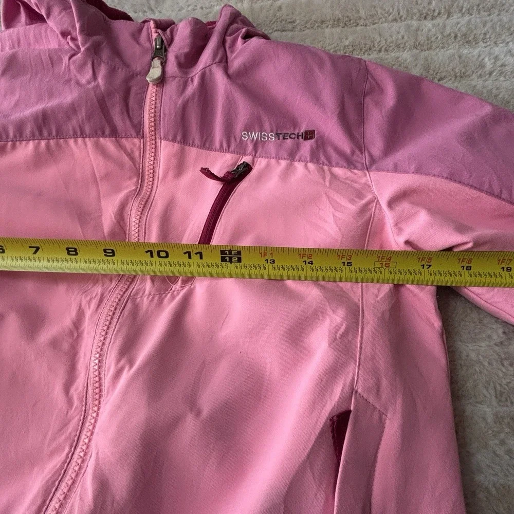 Swiss‎ Tech Girls 3-in-1 Systems Pink Winter Jacket with Hood Small 6/6x